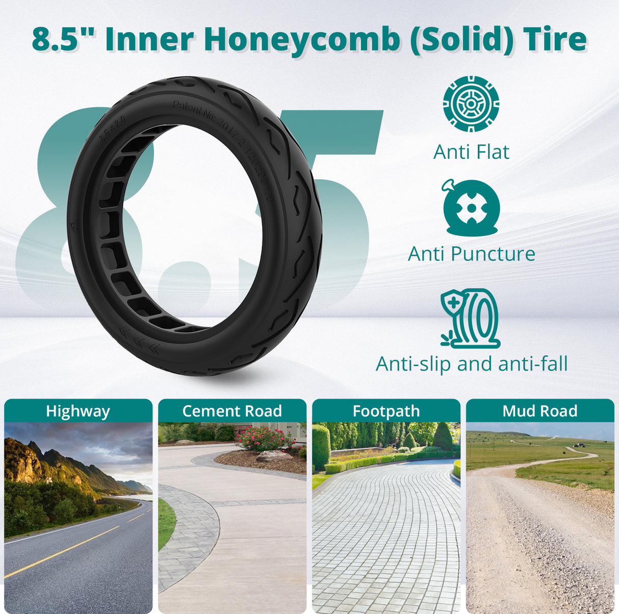 APEX XL Electric Scooter 8.5‘’25KPH | 24km Range