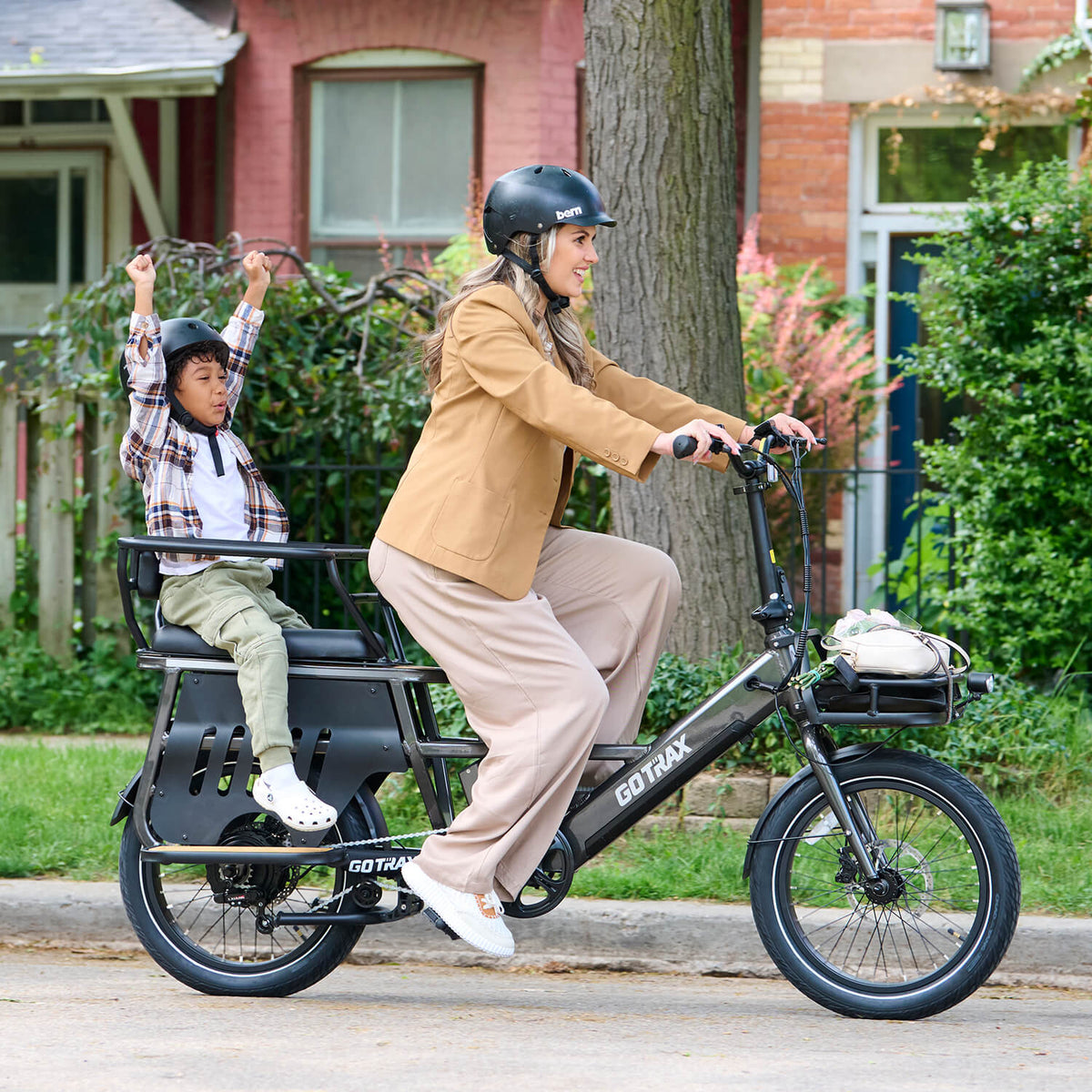 Porter Electric Cargo Bike 32KPH | 95KM range ( Free Rear&Front Rack, Child Seat)