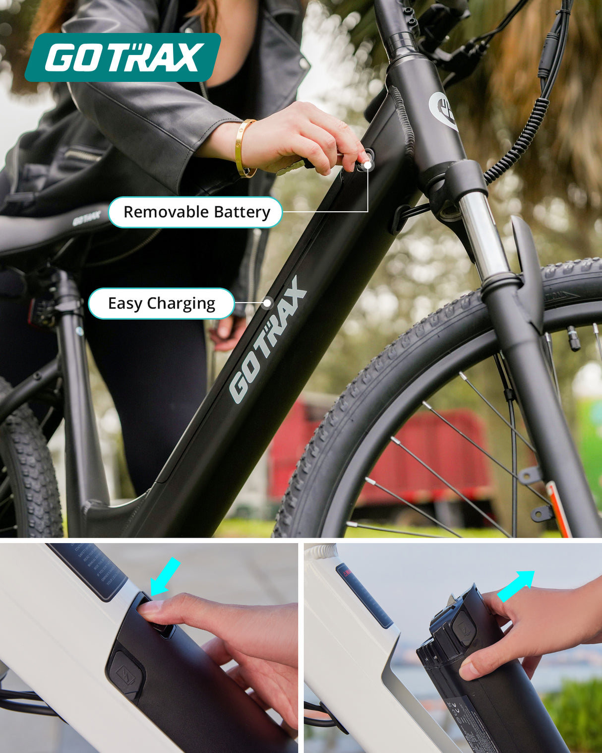 Vélo électrique Dolphin Commuter 26" 32 km/h | Autonomie de 48 km