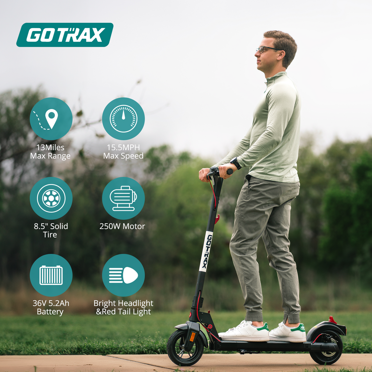 APEX XL Electric Scooter 8.5‘’25KPH | 24km Range