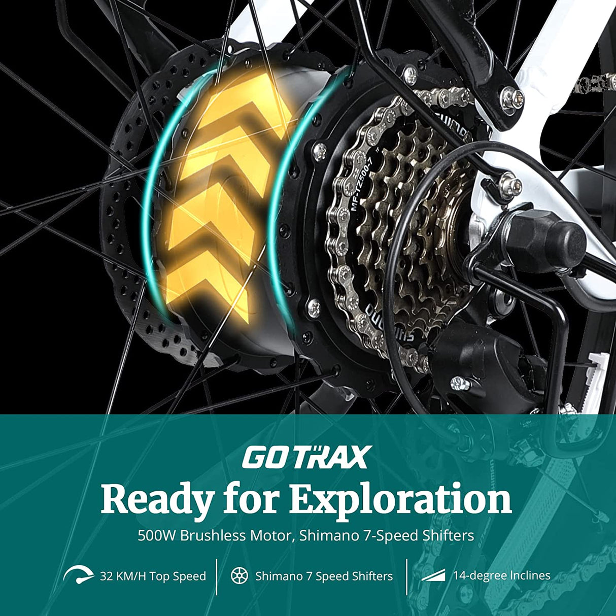 EBE5 Multi-terrain Electric Bike 26" 32KPH | 65KM Range