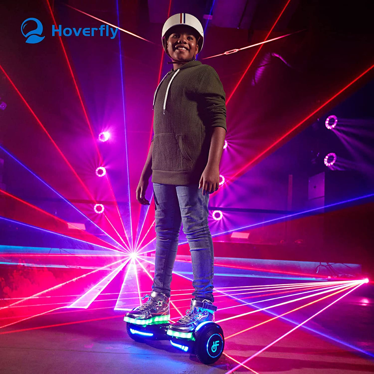 HOVERFLY Glide Hoverboard with Music Speaker