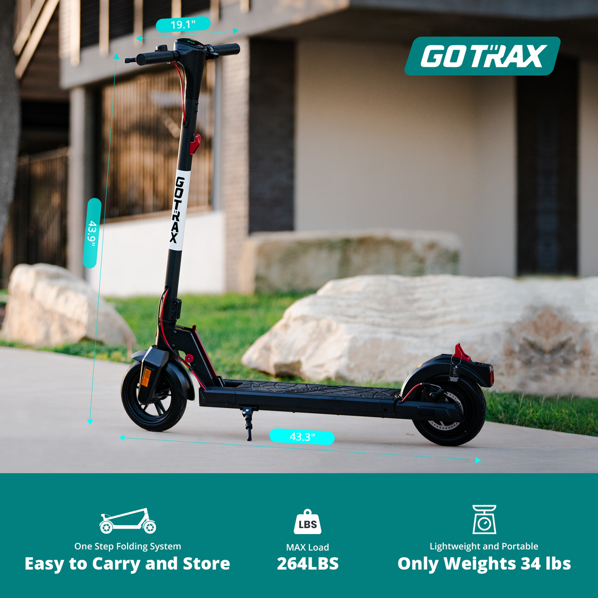 APEX XL Electric Scooter 8.5‘’25KPH | 24km Range