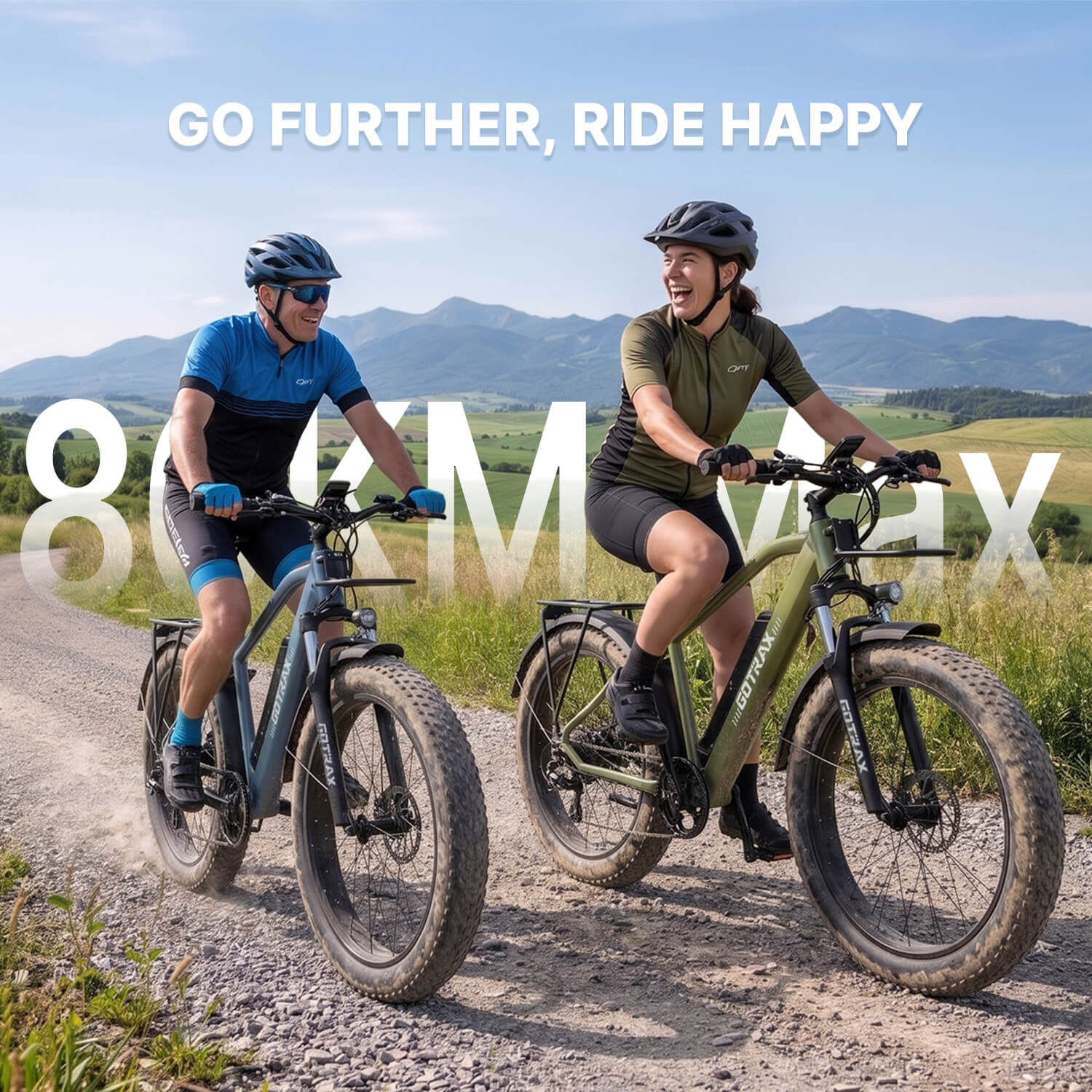 Vélo électrique tout-terrain EBE5 26" 32 km/h | Autonomie de 65 km