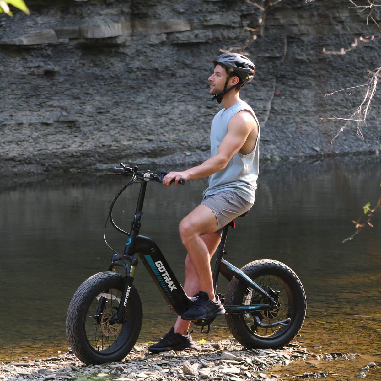 F5 / R6 Foldable Electric Mountain Bike 20" 32KPH | 72KM Range(🔥 Spring Sale)