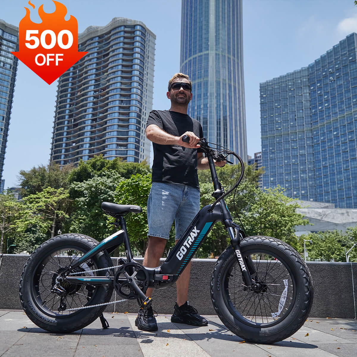 F5 / R6 Foldable Electric Mountain Bike 20" 32KPH | 72KM Range (🔥Summer Sale)