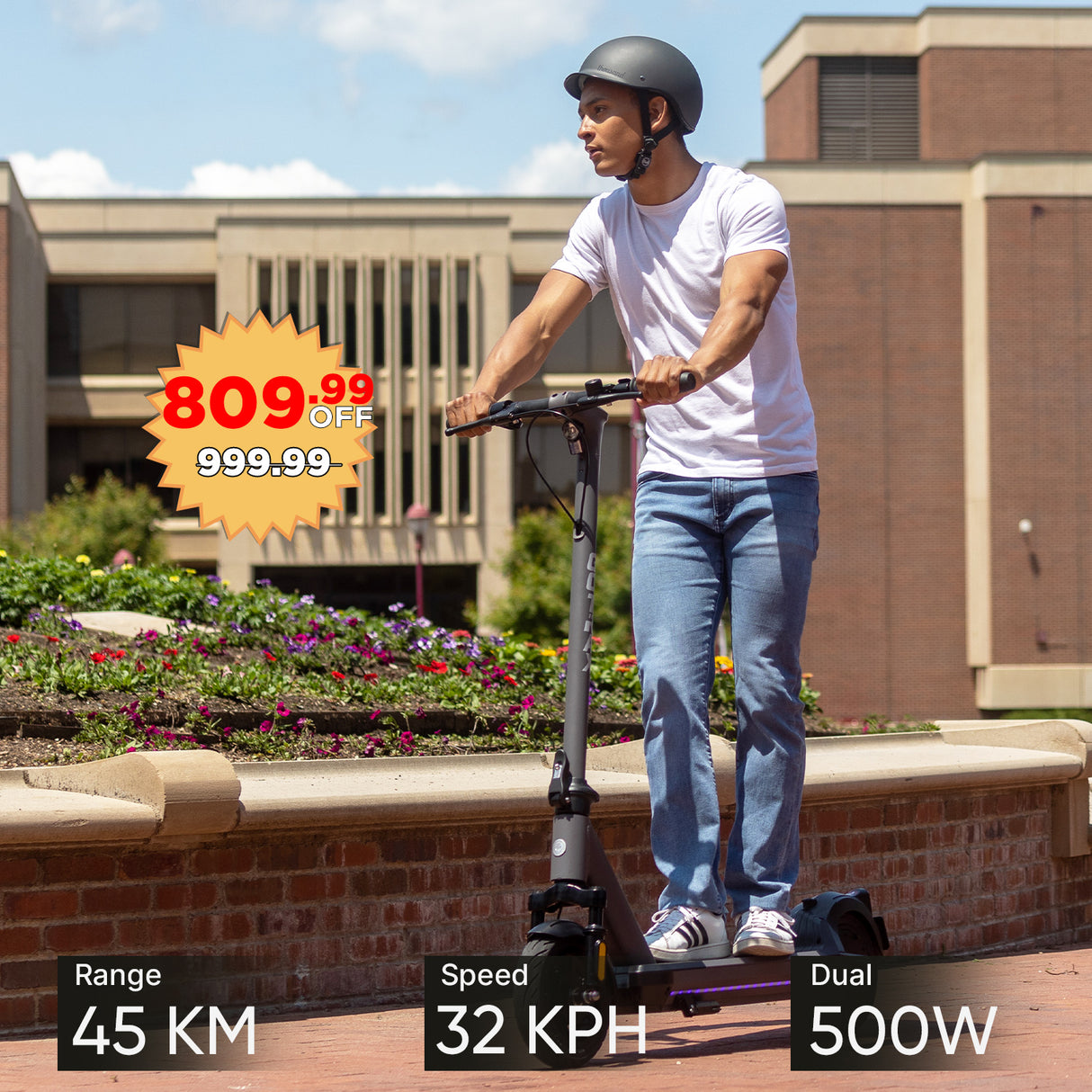 G6 Electric Scooter 10" 32KPH | 45KM Range(🔥 Mother's Day Sale)