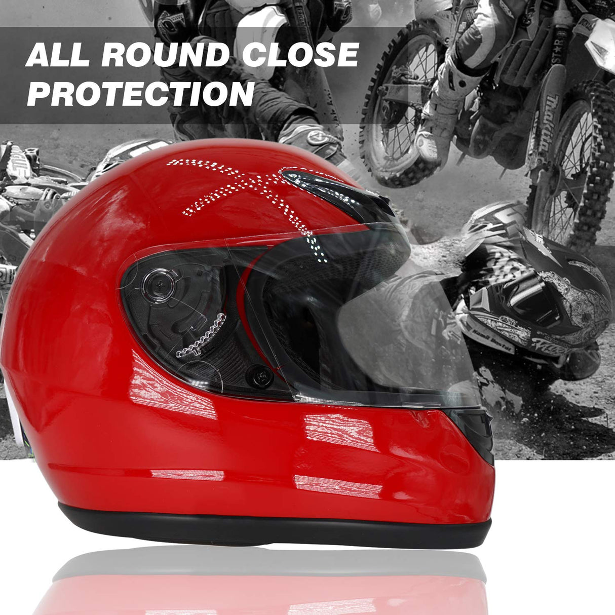 Casque de moto intégral GOTRAX (moyen)