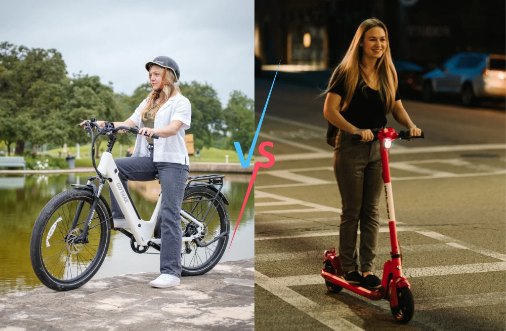 electric scooters and electric bicycles 2026 Gio Wasp 400W Scooter Bike foldable frame Which Is Better, an Electric
