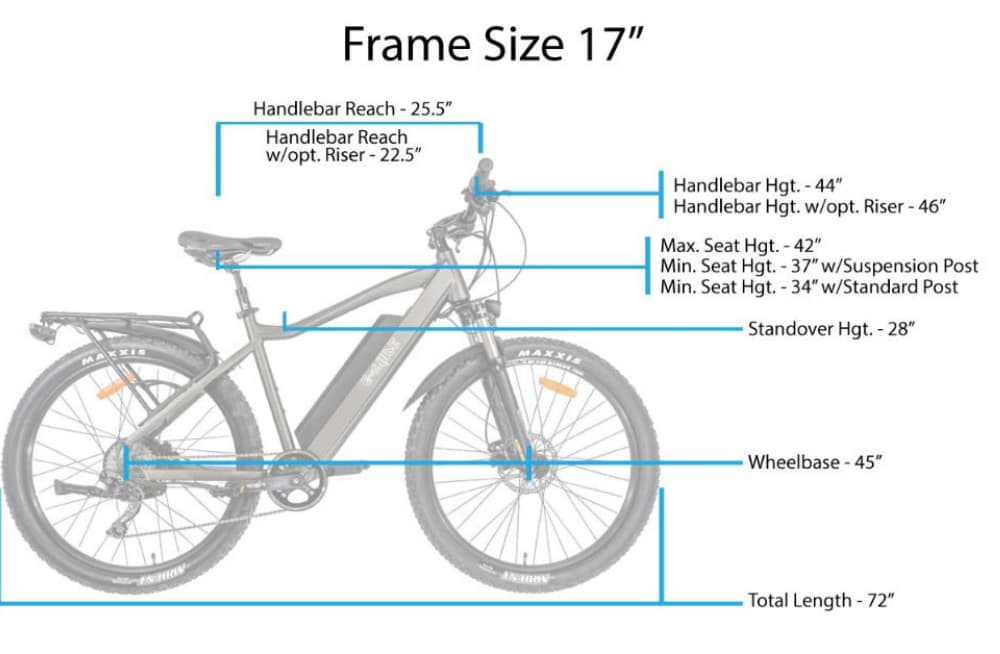 e-bike size