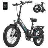 F2 Off-road & Folding Electric Bike 20" x 3"-32KPH | 64KM Range