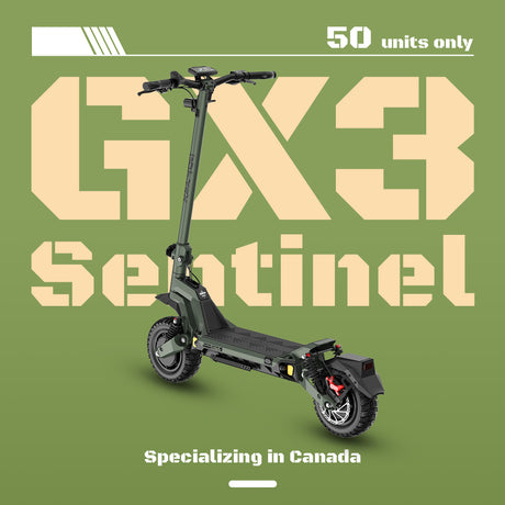 GX3 High-Performance Electric Scooter 11" 60KPH | 64KM Range