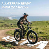 Gotrax EBE5 26" Fat Tire Electric Bike | All-Terrain Explorer 80KM Max Range (🔥Summer Sale)