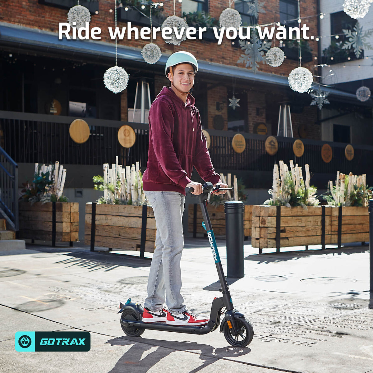 Apex Series Lightweight Folding Electric Scooter 8.5" 25KPH | 30KM Range(🎃halloween sale)