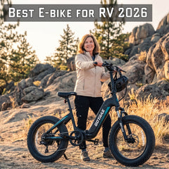 F5 / R6 Foldable Fat Tire Electric Bike 32KPH | 90KM Range (🔥 August Blowout)
