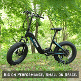 F5 / R6 Foldable Fat Tire Electric Bike 32KPH | 90KM Range (🔥 August Blowout)