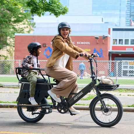 Porter Electric Cargo Bike 32KPH | 95KM range ( Free Rear&Front Rack, Child Seat)(🎃halloween sale)