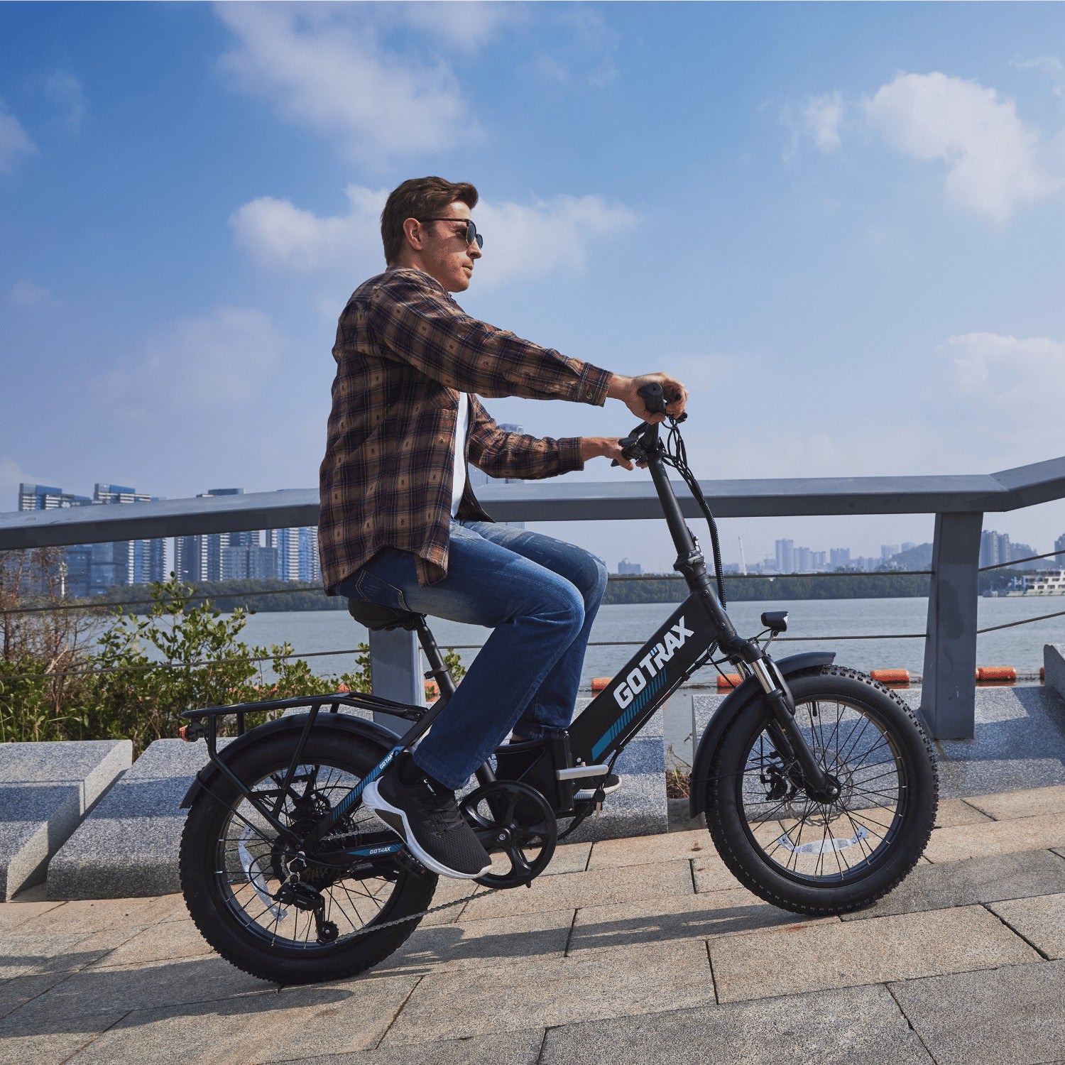 F2 Off-road & Folding Electric Bike 20" x 3"-32KPH | 64KM Range