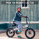 F1V2 Folding Electric Bike 20*2.6" 32KPH | 64KM Range (🔥Ultimate Sale)