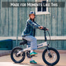 F1V2 Folding Electric Bike 20*2.6" 32KPH | 64KM Range (🔥Ultimate Sale)