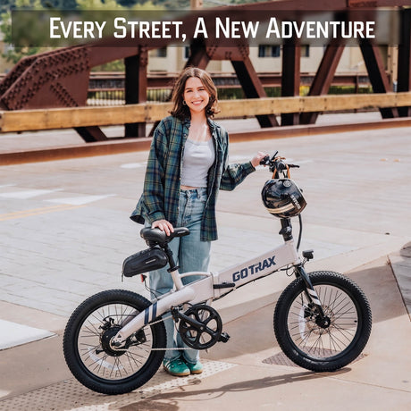 F1V2 Folding Electric Bike 20*2.6" 32KPH | 64KM Range (🔥Ultimate Sale)