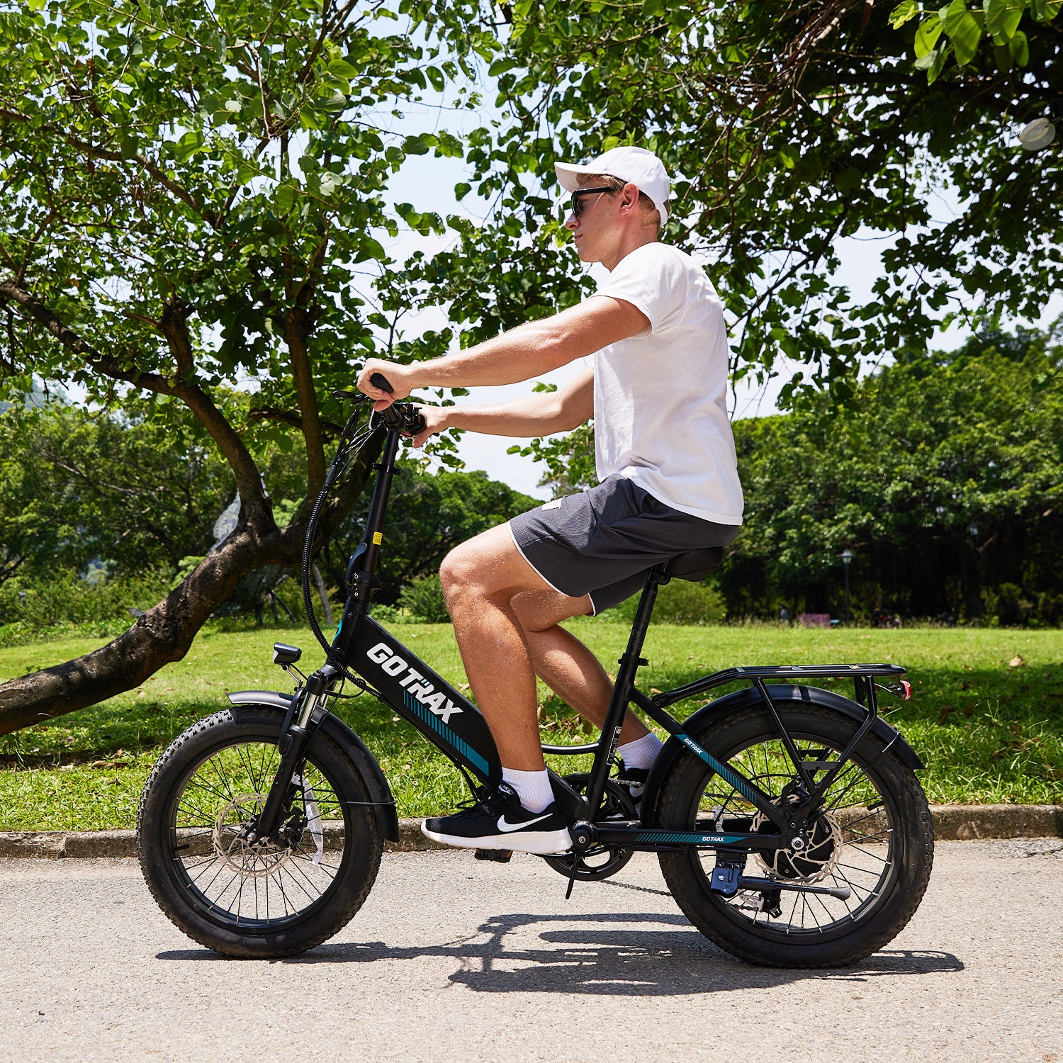 R2V2 Foldable Electric Bike 20*3.0" 32KPH | 64KM Range (🔥prime day sale)