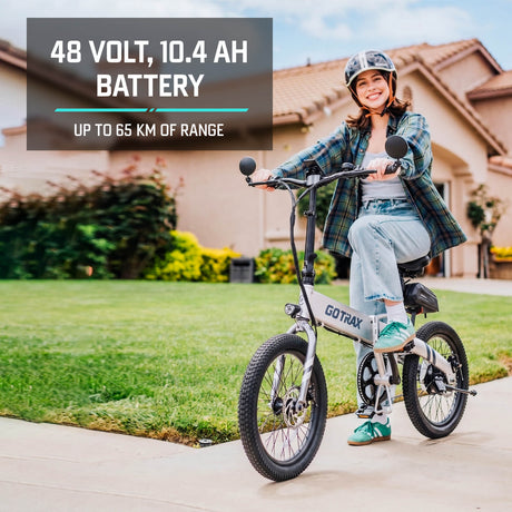 F1V2 Folding Electric Bike 20*2.6" 32KPH | 64KM Range (🔥Ultimate Sale)