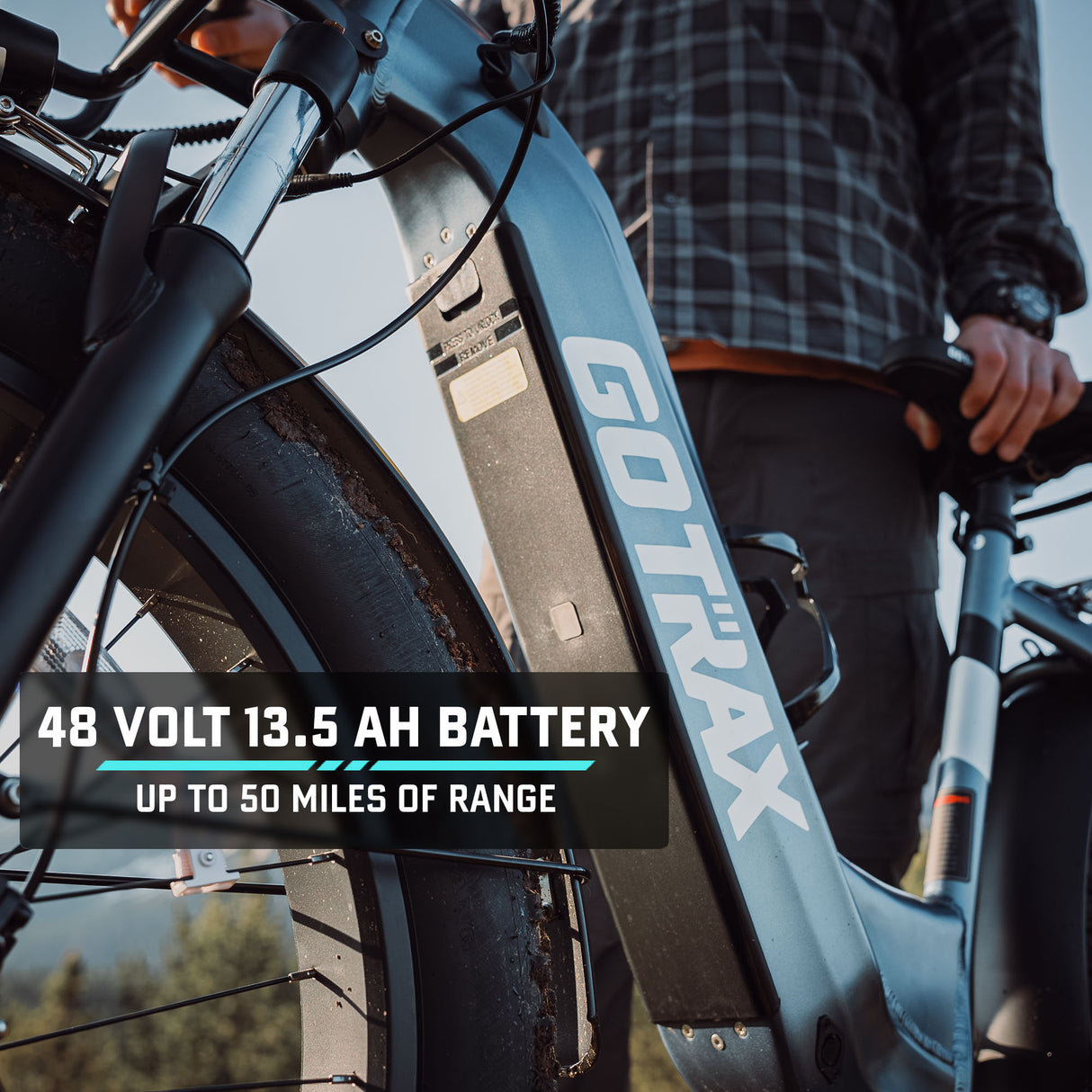 ALPINE All-terrain Electric Mountain Bike 26" 40KPH | 105KM Range