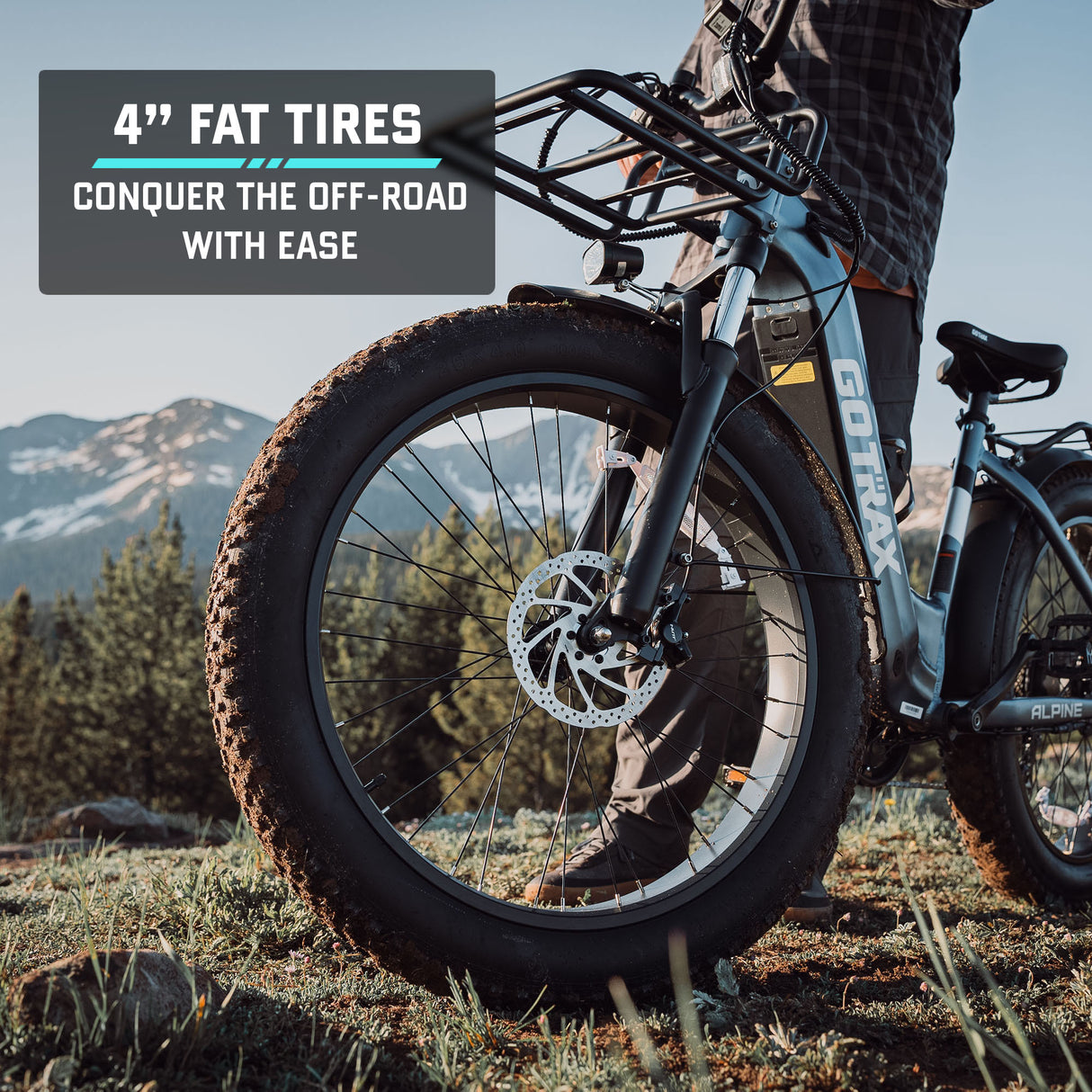 ALPINE All-terrain Electric Mountain Bike 26" 40KPH | 105KM Range