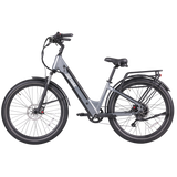 left-side view of Gotrax gray CTI3 electric bike