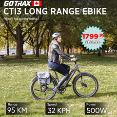 CTI3 Long Range Electric Bike 27.5