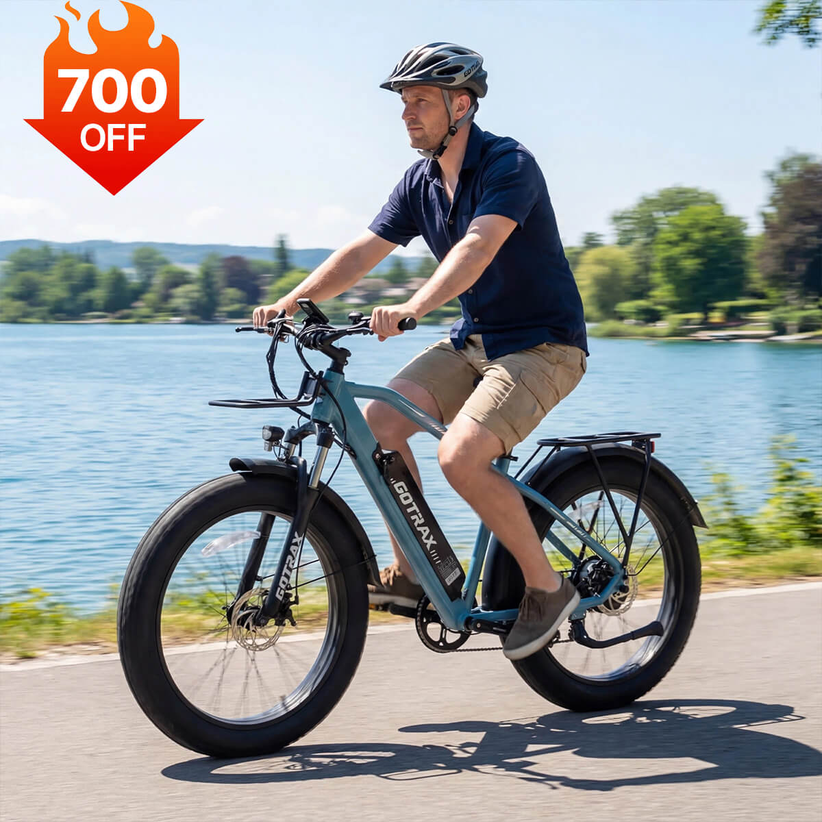 EBE5 Multi-terrain Electric Bike 26" 32KPH | 65KM Range (🔥Summer Sale)