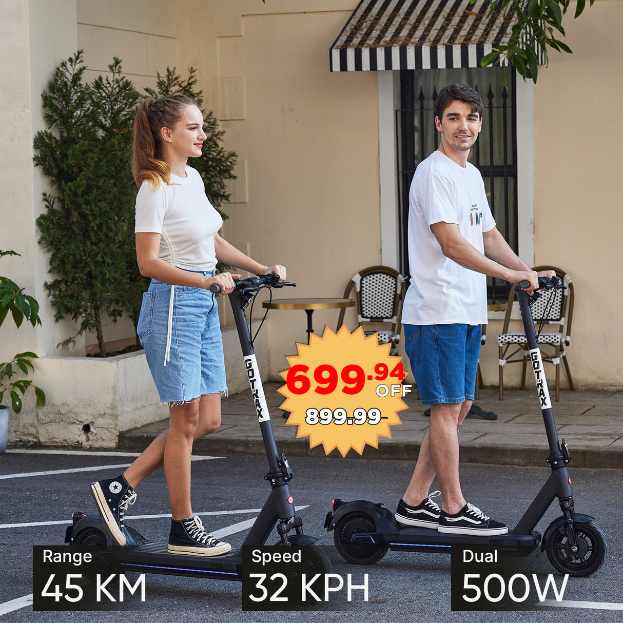Eclipse Ultra eScooter 10"32KPH | 45KM Range(🔥 Mother's Day Sale)