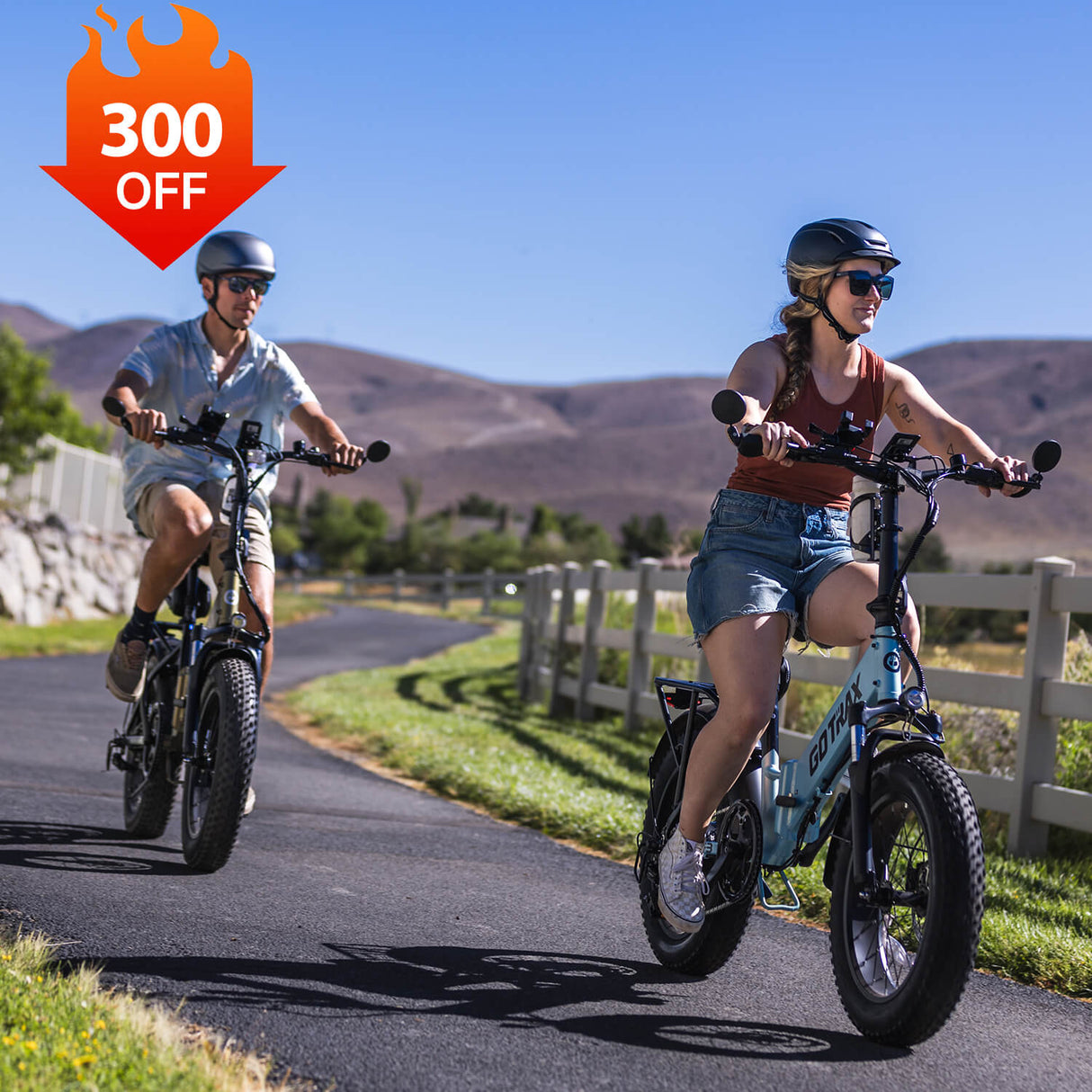F3V2 Fat Tire Folding E-Bike 20*4.0" 32KPH | 98KM Range(🔥 Summer Sale)
