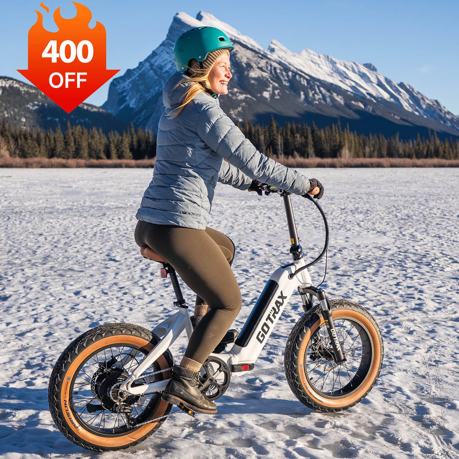 F5 / R6 Foldable Electric Mountain Bike 20" 32KPH | 72KM Range(🔥 Summer Sale)