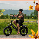 F5 / R6 Foldable Fat Tire Electric Bike 32KPH | 90KM Range (🍂 Fall Sale)