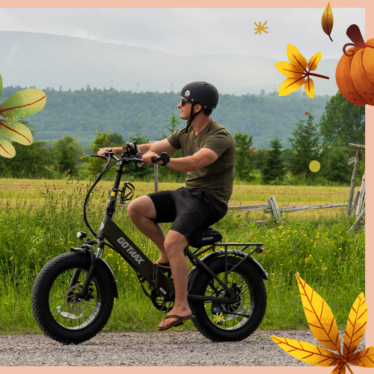 F5 / R6 Foldable Fat Tire Electric Bike 32KPH | 90KM Range (🍂 Fall Sale)