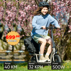 Flex Campus Pro Foldable Electric Scooter with Seat 14