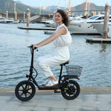 Trottinette électrique pliable avec siège de la série Flex 14" 25 km/h | Autonomie de 25 km