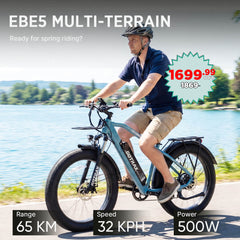 Vélo électrique tout-terrain EBE5 26