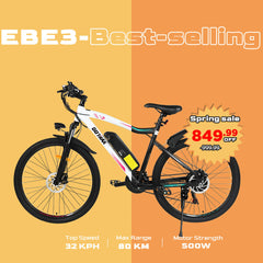 Vélo électrique longue portée EBE3 27,5