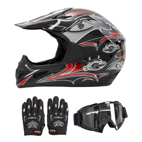 GOTRAX Full Faced Motorcycle Helmet