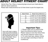 Casque de moto intégral GOTRAX (moyen)
