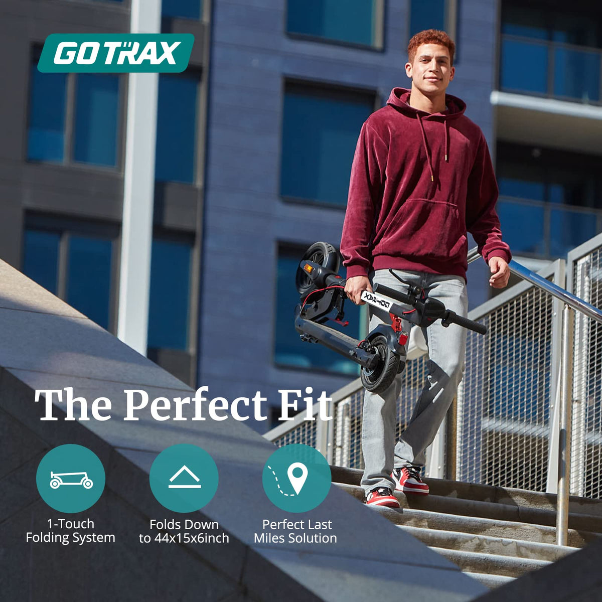 Apex Series Lightweight Folding Electric Scooter 8.5" 25KPH | 24KM Range（🍂 Fall Sale）