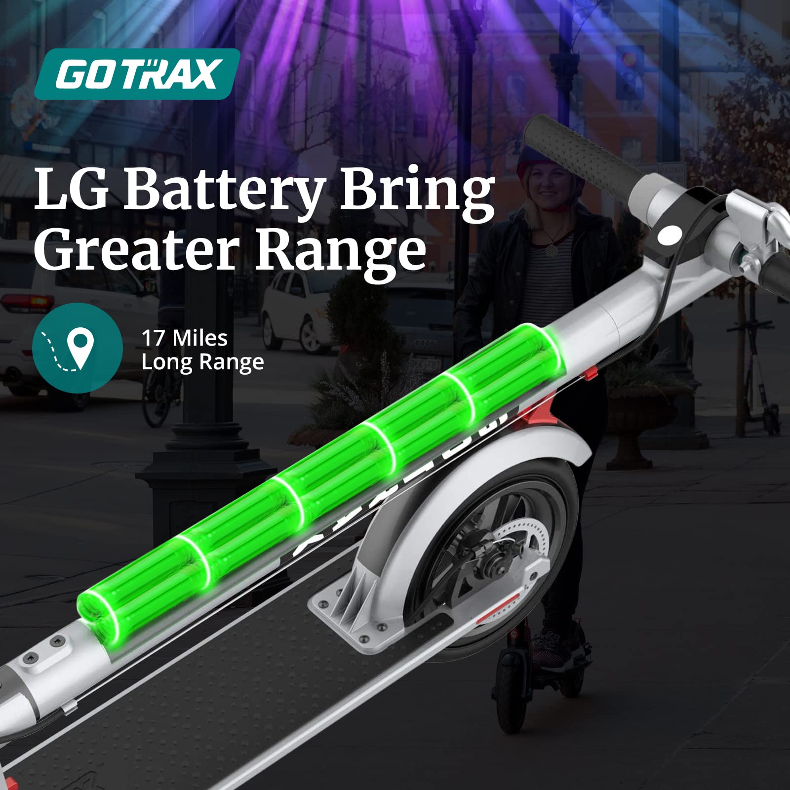 XR Ultra Light Folding Electric Scooter 8.5" 25KPH | 24KM Range