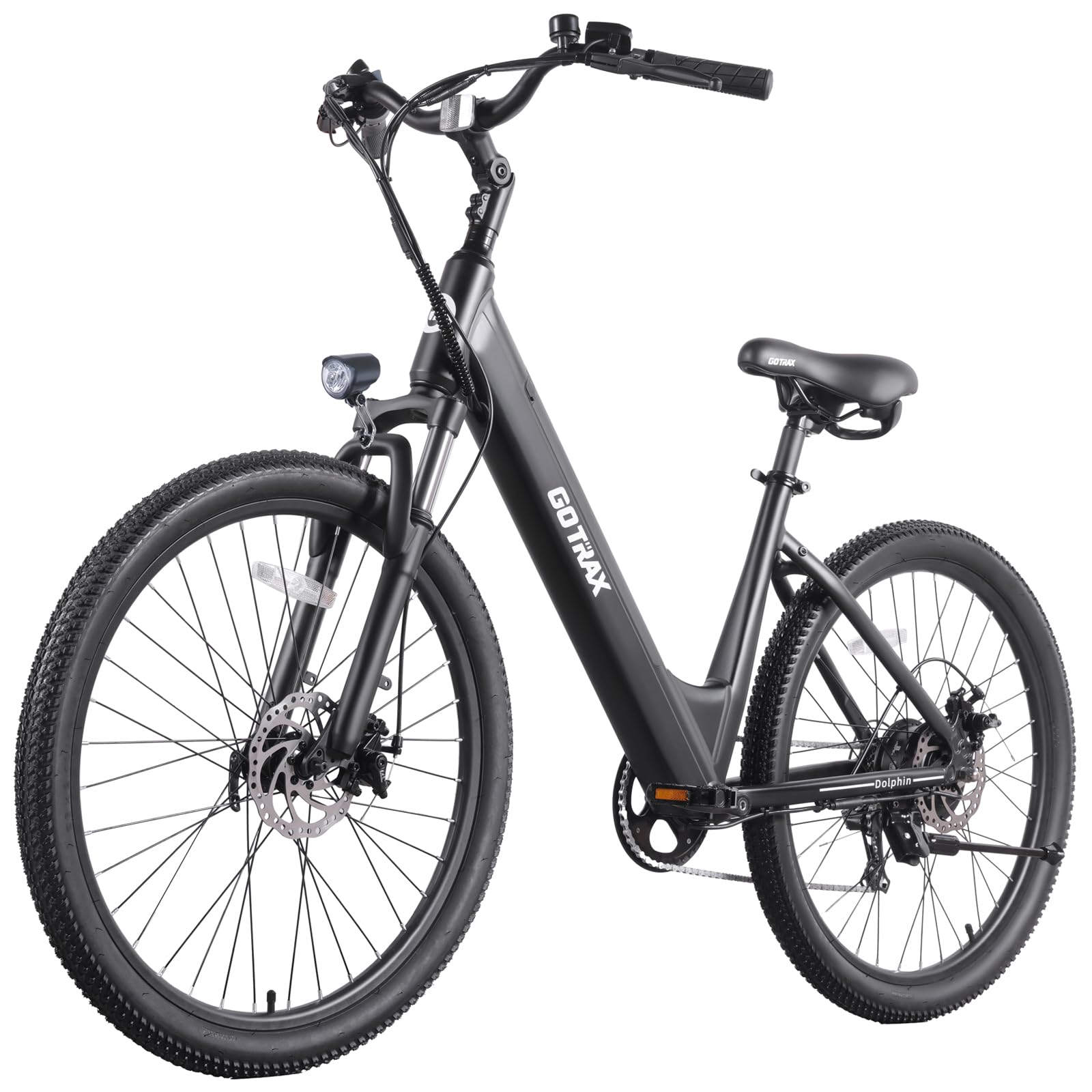 自転車本体 Great Bicycle with docs Dolphin Commuter Electric Bike 26