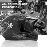 GOTRAX Full Faced Motorcycle Helmet