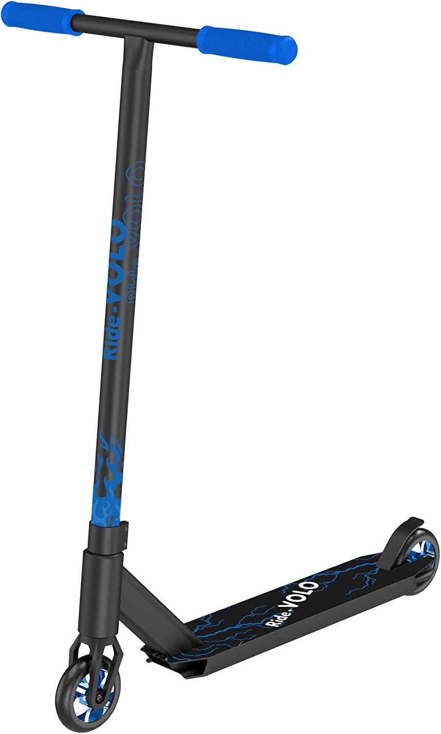 RideVolo T01 Stunt Scooter for 6-10 Age with HIC Compression Plus Light Weight Deck 3.9"-176 lbs Max