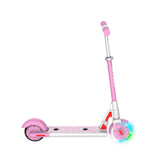 pink gks lumios electric scooter for kids side image