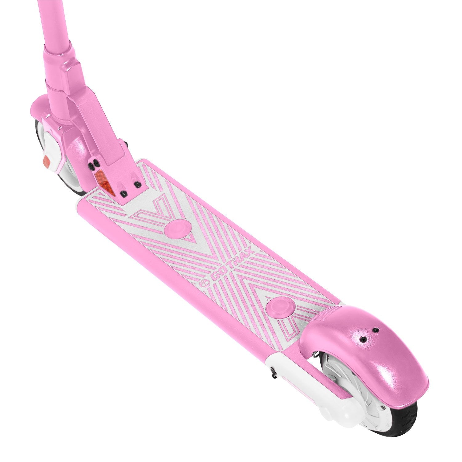 Pink gks electric scooter for kids deck image
